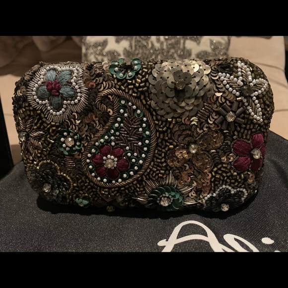 Alice & Olivia Beaded Clutch - Picture 2 of 7